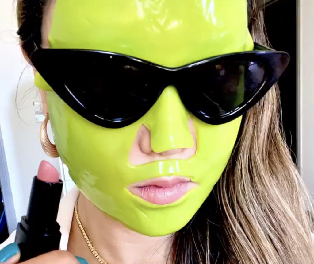 100% pure hydrogel mask