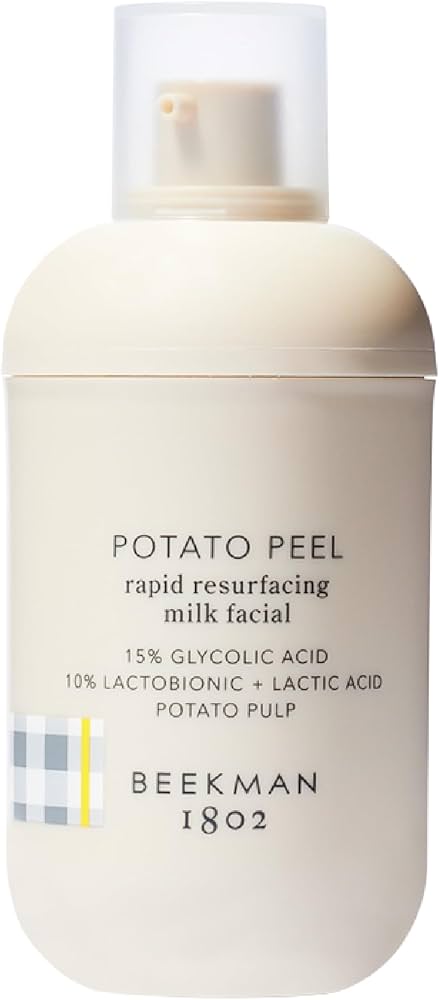 Amazon.com: Beekman 1802 Potato Peel - 1.69 fl oz - Fragrance Free - Rapid Resurfacing Milk Facial - At-Home Peel - Visibly Reduces Appearance of Fine Lines & Dark Spots - Good