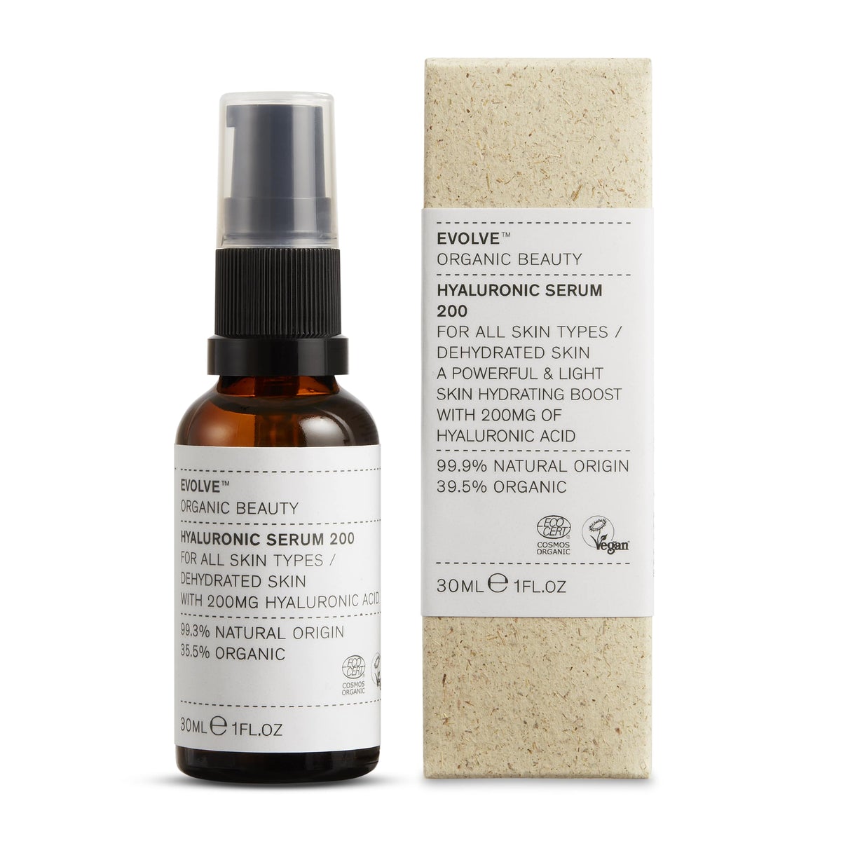 Evolve organic beauty hyaluronic serum