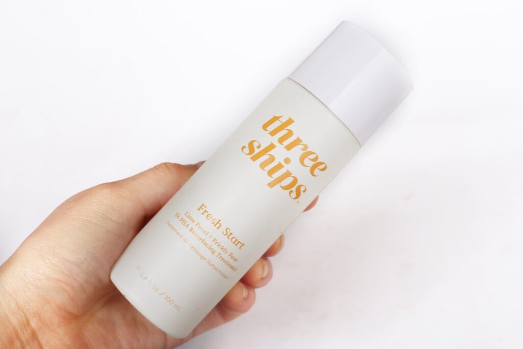 clean exfoliating toner three ships beauty