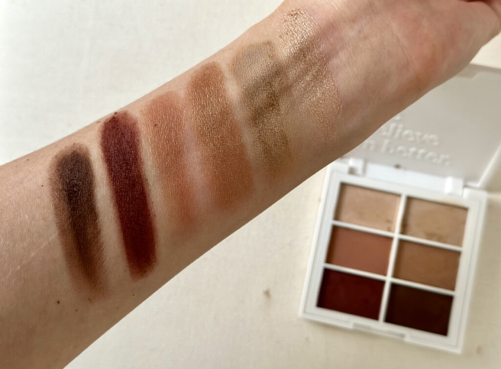 ilia eyeshadow palette swatches