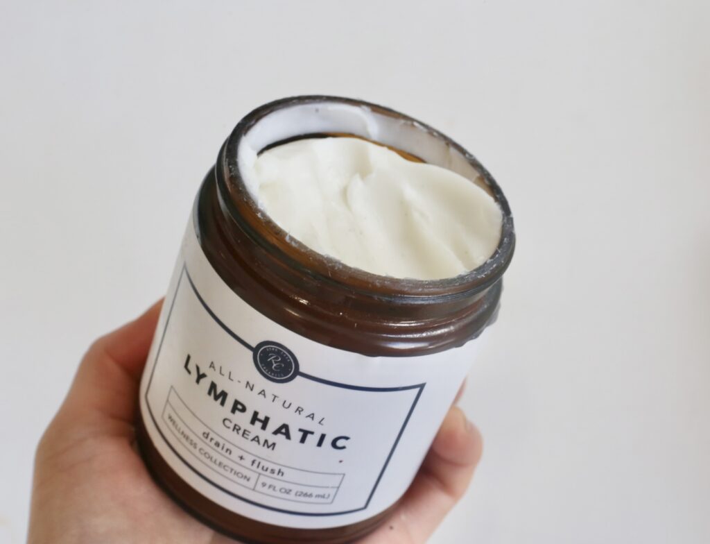 lymphatic drainage cream natural Rowe casa organic