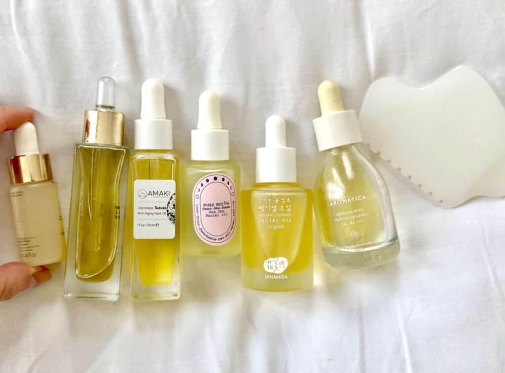 natural face oil for gua sha