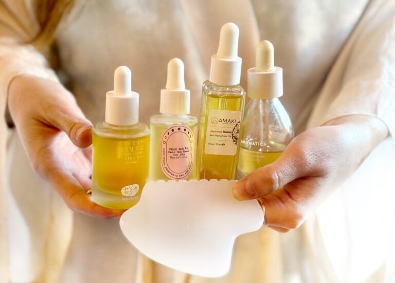 natural face oils for gua sha