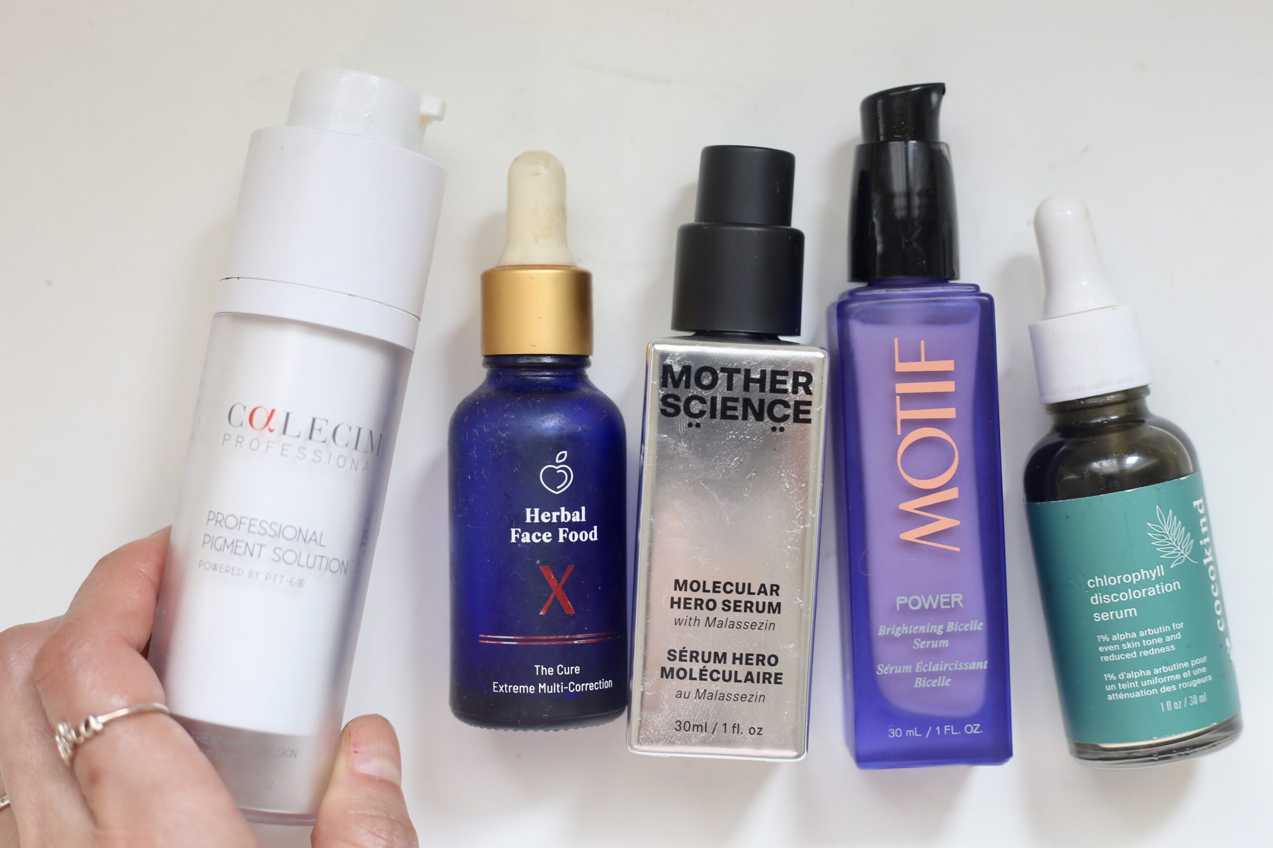 I tried Clean Dark Spot Serums (here’s what I liked best!)